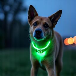 Accessoires lumineux pour promenade de chien