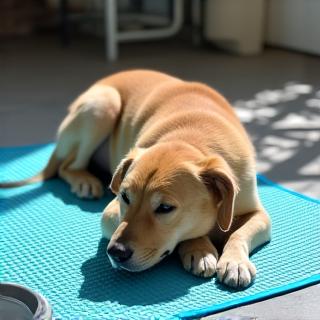 Tapis rafraîchissant pour chien en été